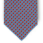 Pinta - Motivo Cerchi - Cravatta 3 pieghe 100% Seta  - Made In Italy